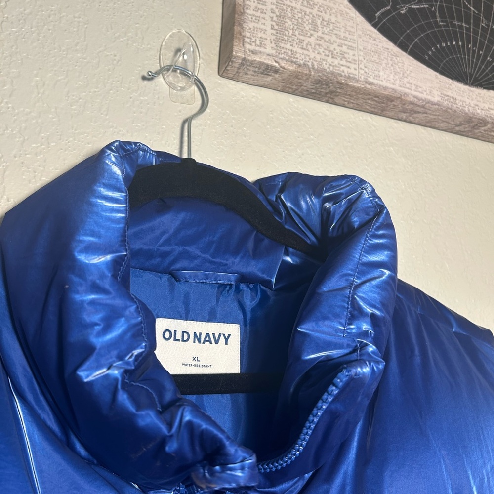 Classic 💙 Old Navy Blue Puffer Vest . - Picture 3 of 4
